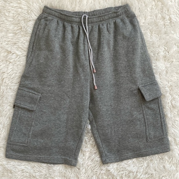 NWOT Brooklyn express gray cargo sweat shorts - Picture 1 of 8